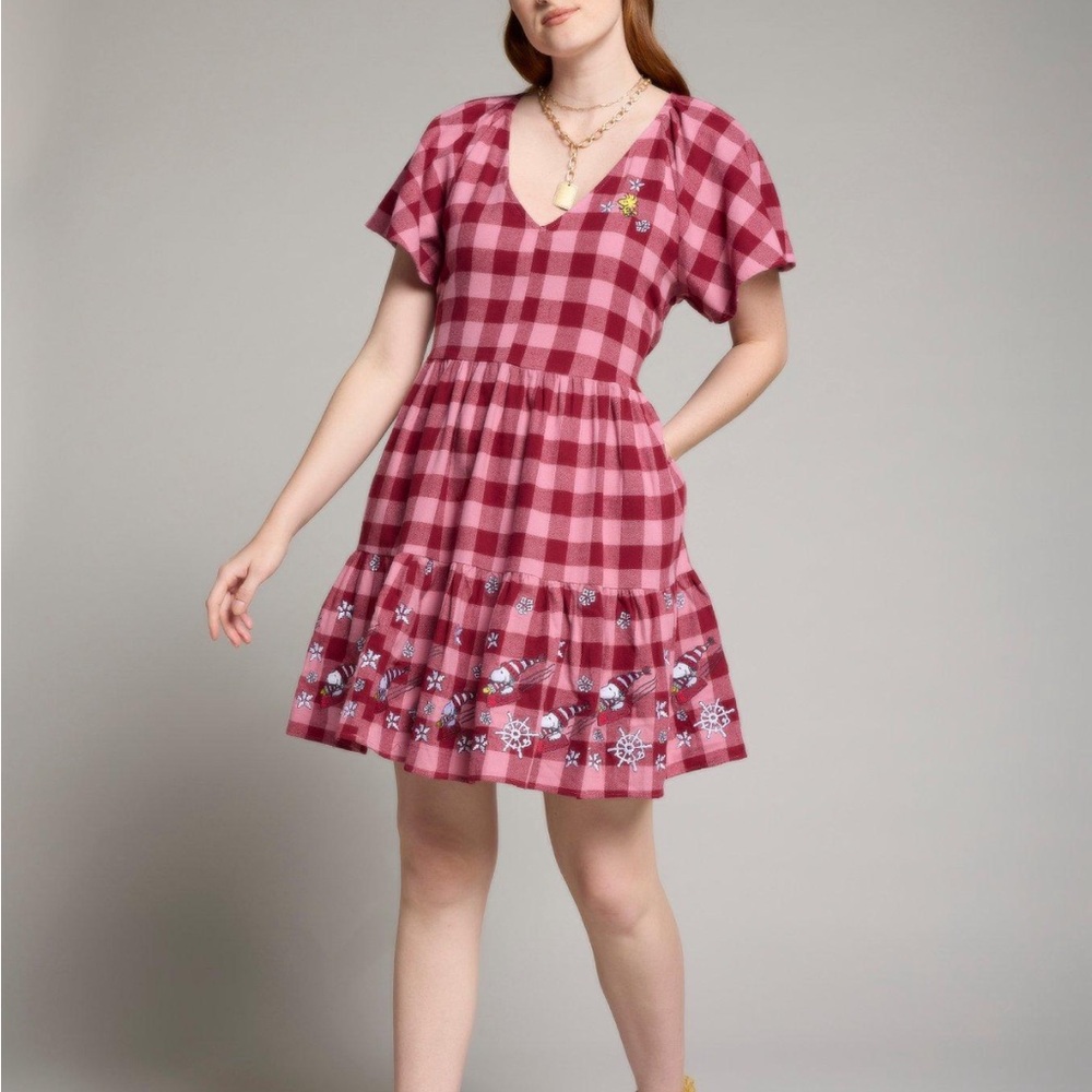 Peanuts snoopy snowflake dress - Picture 2 of 8